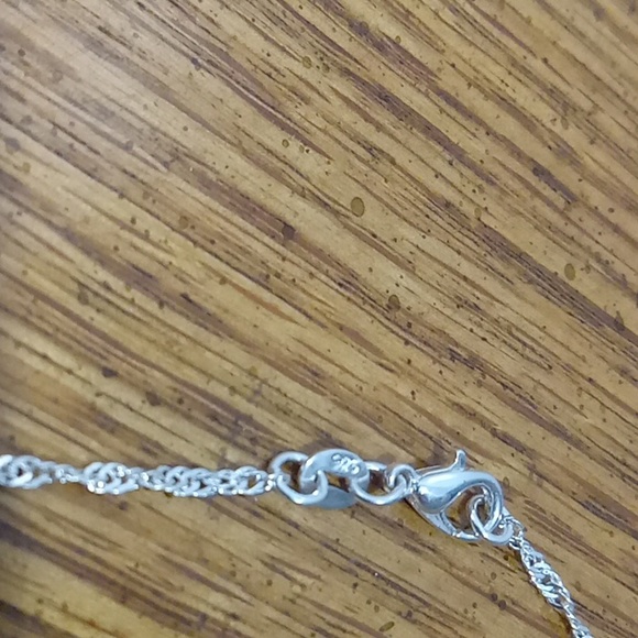 Sterling silver wave chain (22", 24") - Picture 4 of 4